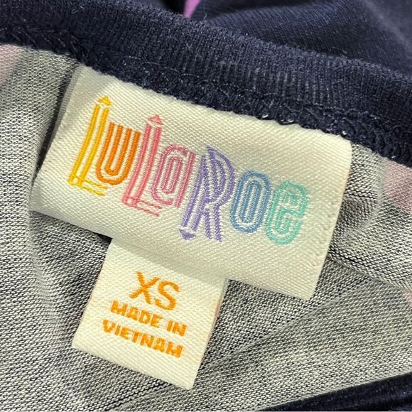 LuLaRoe Polka Dot short sleeve casual Dress size extra small - Picture 6 of 9